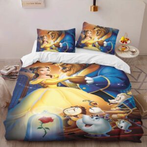 Alternative view of Bella Beauty and the Beast 15 Duvet Cover