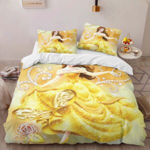 Alternative view of Bella Beauty and the Beast 25 Duvet Cover