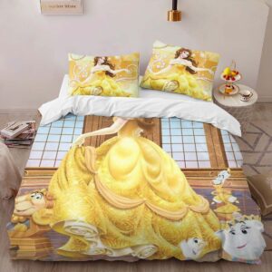 Alternative view of Bella Beauty and the Beast 26 Duvet Cover