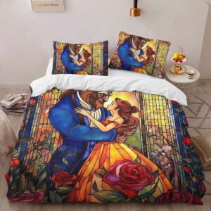Alternative view of Bella Beauty and the Beast 3 Duvet Cover
