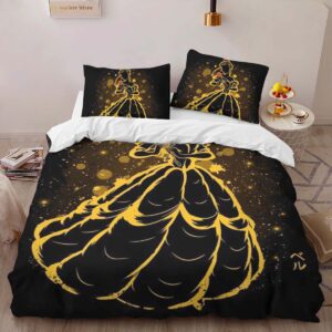 Alternative view of Bella Beauty and the Beast 6 Duvet Cover