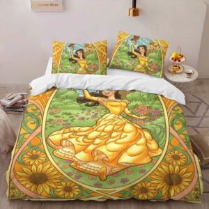 Alternative view of Bella Beauty and the Beast 7 Duvet Cover