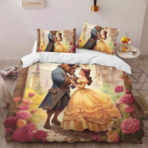 Alternative view of Bella Beauty and the Beast 8 Duvet Cover