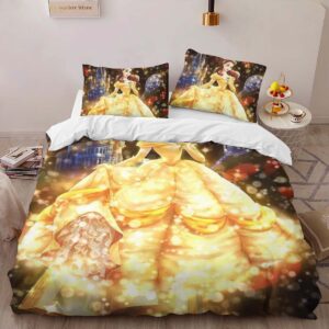 Alternative view of Bella Beauty and the Beast 9 Duvet Cover