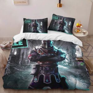 Alternative view of Black Knight Fortnite Skin 2 Duvet Cover