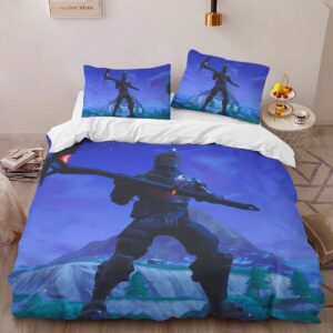Alternative view of Black Knight Fortnite Skin 4 Duvet Cover