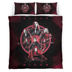 Black Widow Marvel Duvet Cover