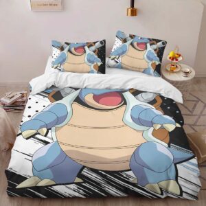 Alternative view of Blastoise Pokemon Duvet Cover