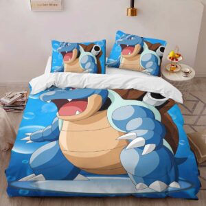 Alternative view of Blastoise Pokemon 2 Duvet Cover