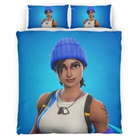 Blue Team Leader Skin Fortnite 3 Duvet Cover