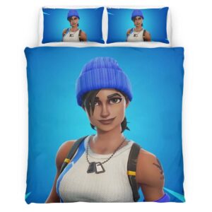 Blue Team Leader Skin Fortnite 3 Duvet Cover