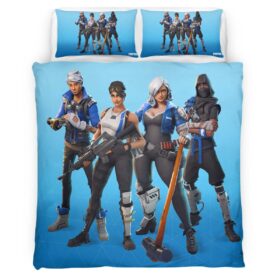 Blue Team Leader Skin Fortnite 4 Duvet Cover