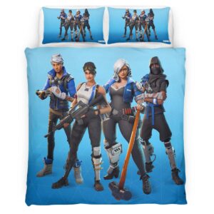 Blue Team Leader Skin Fortnite 4 Duvet Cover