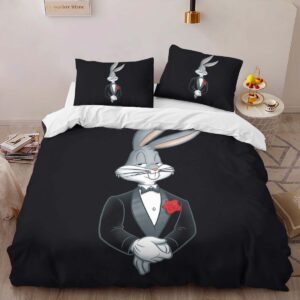 Alternative view of Bugs Bunny Looney Tunes 05 Duvet Cover