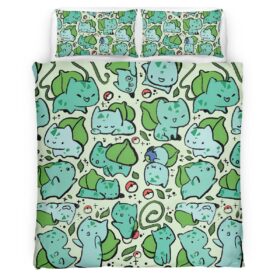 Bulbasaur Pokemon Duvet Cover