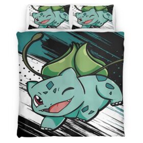 Bulbasaur Pokemon 4 Duvet Cover