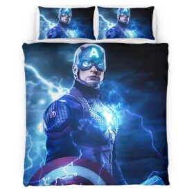 Captain America Hammer Duvet Cover