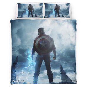 Captain America Marvel 04 Duvet Cover