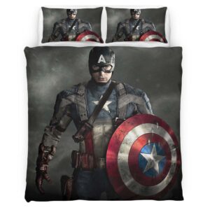Captain America Marvel 06 Duvet Cover