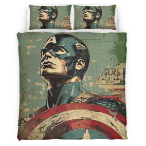 Captain America Marvel 08 Duvet Cover