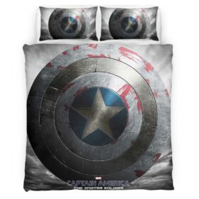Captain America Shield 2 Duvet Cover