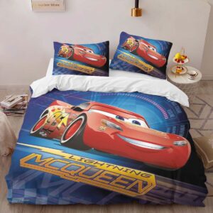 Alternative view of Cars 95 Lightning McQueen 10 Duvet Cover