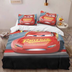 Alternative view of Cars 95 Lightning McQueen 3 Duvet Cover