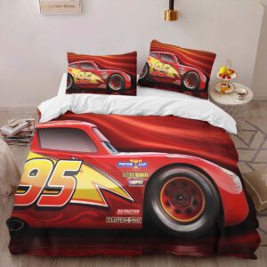 Alternative view of Cars 95 Lightning McQueen 7 Duvet Cover