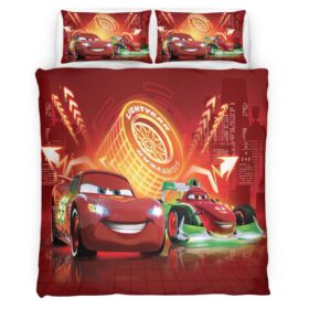 Cars Francesco And Lightning Duvet Cover