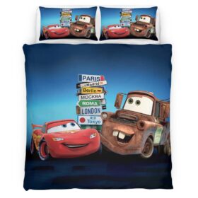 Cars Lightning McQueen and Mater Duvet Cover