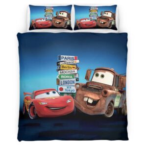 Cars Lightning McQueen and Mater Duvet Cover