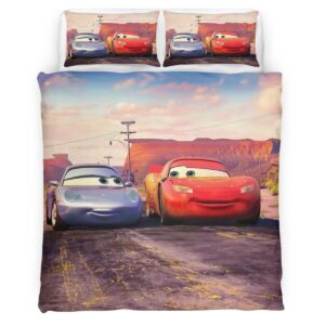 Cars Lightning McQueen and Sally Carrera Duvet Cover