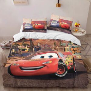 Alternative view of Cars Movie Lightning McQueen Duvet Cover