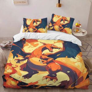 Alternative view of Charizard Pokemon 7 Duvet Cover