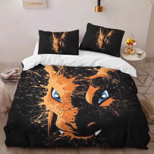 Alternative view of Charizard Pokemon 9 Duvet Cover