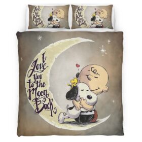 Charlie Brown and Snoopy Peanuts 4 Duvet Cover