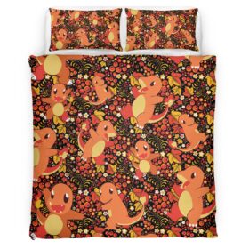 Charmander Fire Pokemon Duvet Cover