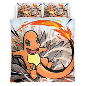 Charmander Fire Pokemon 4 Duvet Cover