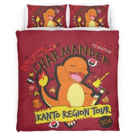Charmander Fire Pokemon 7 Duvet Cover