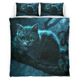 Cheshire Cat Alive in Wonderland 04 Duvet Cover