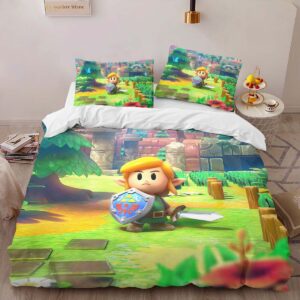 Alternative view of Chibi Link The Legend of Zelda Duvet Cover
