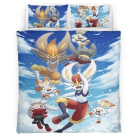 Cinderace Pokemon Duvet Cover