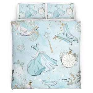 Cinderella Disney Princess Pattern 01 Duvet Cover