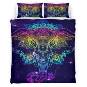 Colorful Elephant Style 02 Duvet Cover