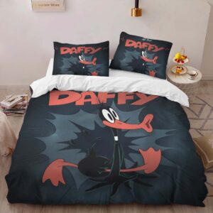 Alternative view of Daffy Looney Tunes 01 Duvet Cover