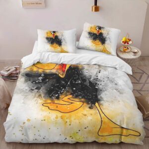 Alternative view of Daffy Looney Tunes 03 Duvet Cover