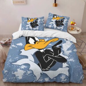 Alternative view of Daffy Looney Tunes 04 Duvet Cover