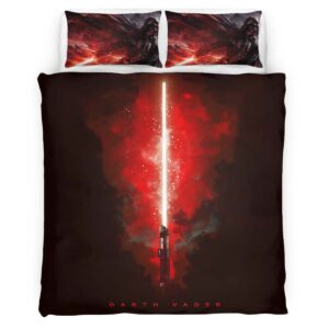 Darth Vader Red Lightsaber Duvet Cover