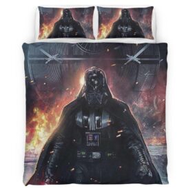 Darth Vader With Fire Star Wars 1005 Duvet Cover