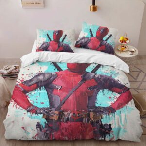 Alternative view of Deadpool 18 Duvet Cover